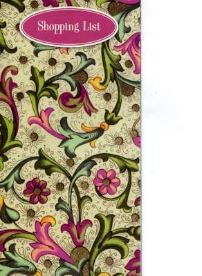 Floral Pattern Shopping List