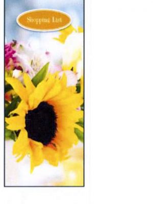 Floral Collection Shopping List