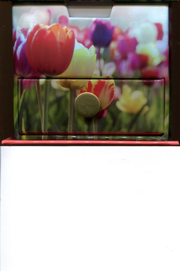 Spring Flowers Memo Cube
