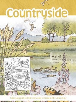 Countryside: 19 Charming Pull-Out Line Drawings