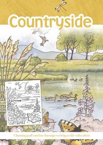 Countryside: 19 Charming Pull-Out Line Drawings