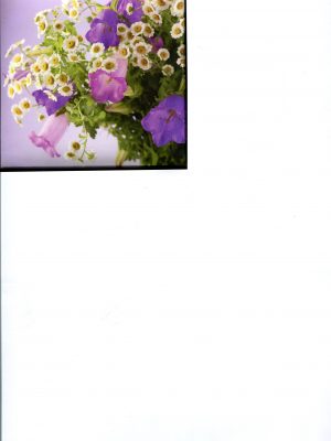 Floral Arrangement Memo Cube