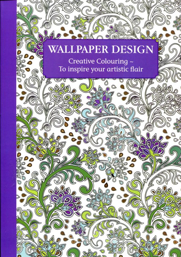 Wallpaper. Creative Colouring for Grown Ups.