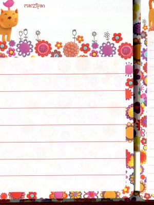 Marzipan Magnetic Meal & Shopping Planner with Pencil