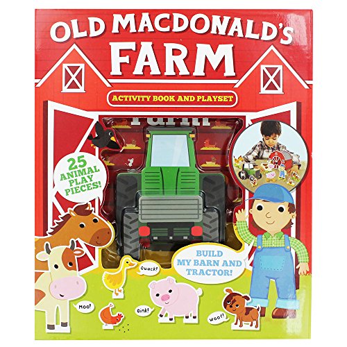Old MacDonalds Farm - Includes a Fun Activity Book and 25 Animal Pieces for You to Create!