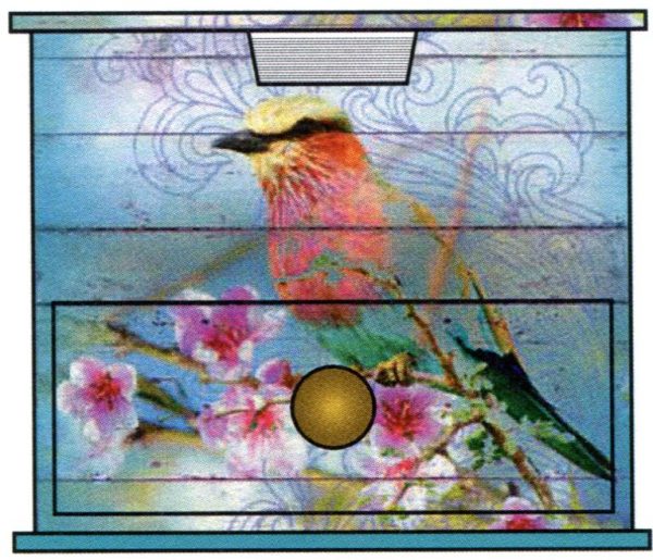 Dawn Chorus Memo Cube with Draw