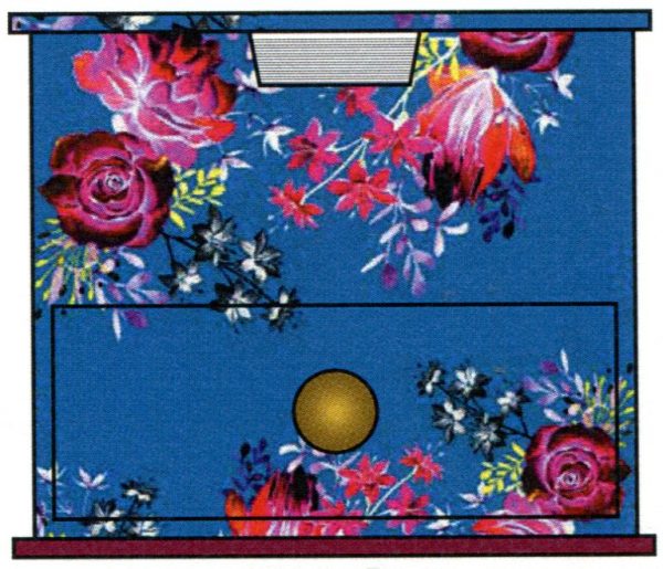 J'aime les Fleurs Memo Cube with Draw