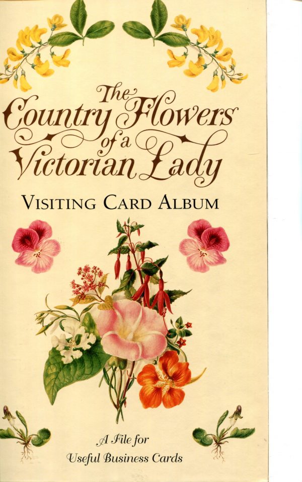 The Country Flowers of a Victorian Lady Visiting Card Album NOW ONLY £2.99
