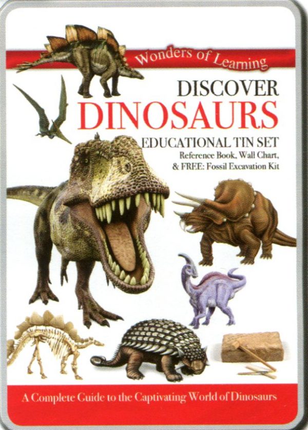 Discover Dinosaurs Educational Tin Set