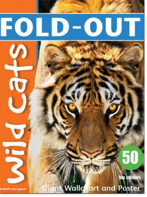 Fold-out Sticker Book: Wild Cats
