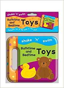 Children's Shake N Swim Rattle Bathtime And Bedtime Toys Bath Book