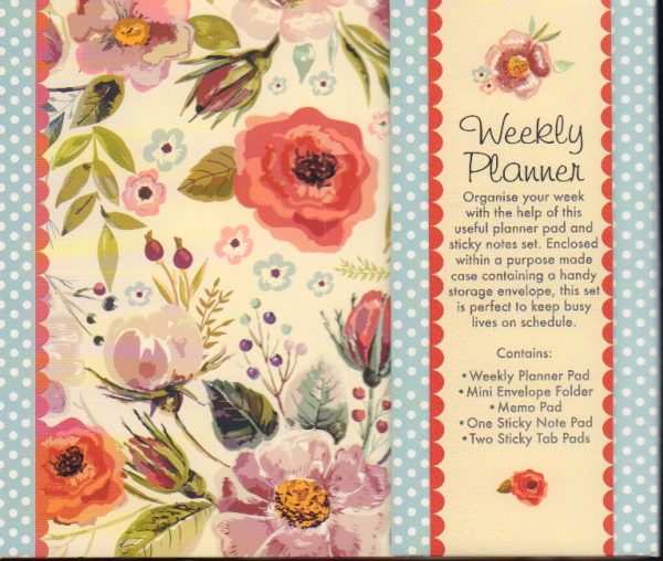 Vintage Blooms Weekly Planner