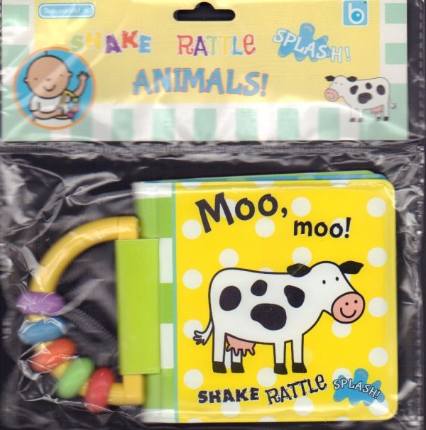 Shake Rattle Animals! (Bath book & Rattle)
