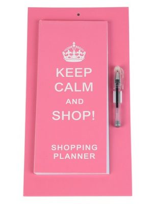 Keep Calm & Shop Magnetic Shopping Planner