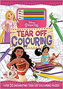 Disney Princess: Tear Off Colouring
