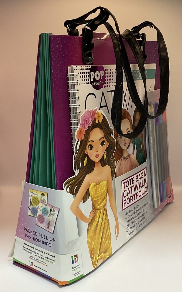 Curious Universe Pop Fashion Catwalk Tote Bag and Portfolio