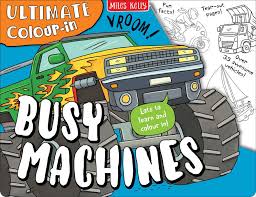 Ultimate Colour-In: Busy Machines