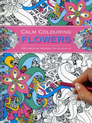 CALM COLOURING FLOWERS (30)